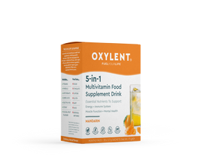 5 in 1 multivitamin food supplement drink sparkling mandarin 30s