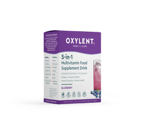 Oxylent 5-in-1 Multivitamin Food Supplement Drink Blueberry 30's