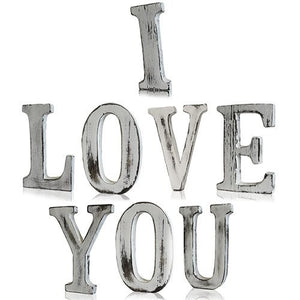 shabby chic letters i love you 8