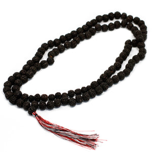 108 Rudraksha Mala - Dark - RudR