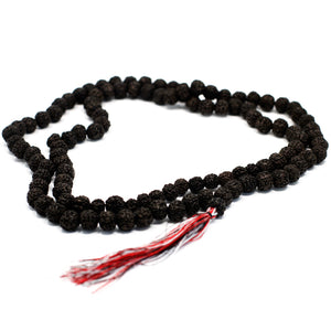 108 Rudraksha Mala - Dark - RudR