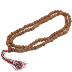 108 Rudraksha Mala - Natural - RudR