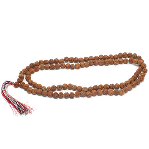 108 Rudraksha Mala - Natural - RudR