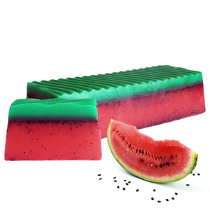 tropical paradise soap loaf watermelon