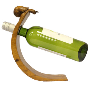 balance wine holders snail