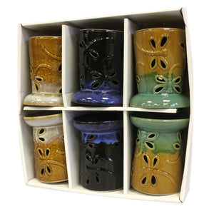 classic rustic oil burner dragonfly assorted