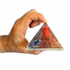 lrg orgonite pyramid 70mm ganesh