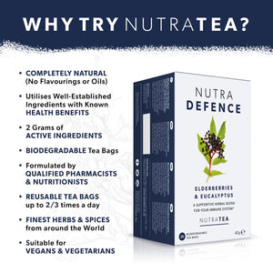 nutra defence tea bags 20s