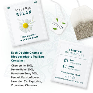 nutra relax tea bags 20s