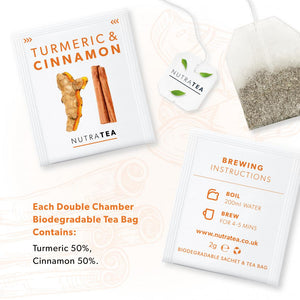 turmeric cinnamon tea bags 20s