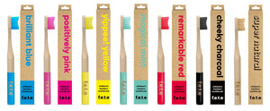 childrens bamboo toothbrush yippee yellow single