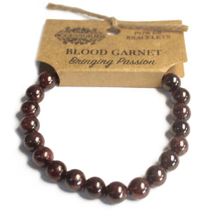 power bracelet blood garnet
