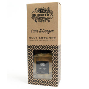 200ml lime ginger essential oil reed diffuser