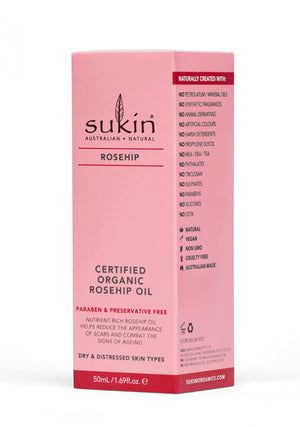 rosehip certified organic rosehip oil 50ml