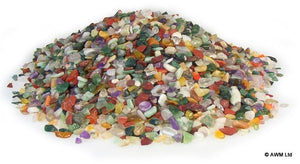mixed natural gemstone chips 1kg