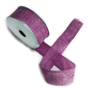 natural texture ribbon 38mm x 20m french lavender