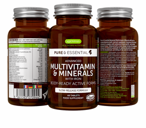 pure essential multivitamin minerals 60s