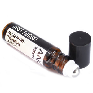 10ml roll on essential oil blend just focus