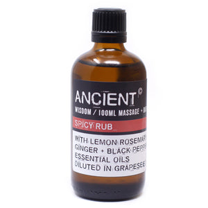 spicy rub massage oil 100ml