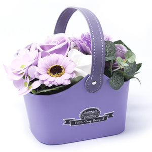 bouquet petite basket soft lavender