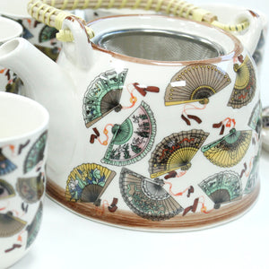 herbal teapot set china fans