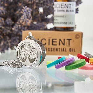 aromatherapy diffuser necklace tree of life 25mm