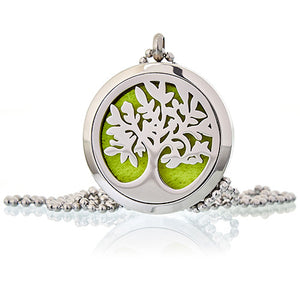aromatherapy diffuser necklace tree of life 30mm