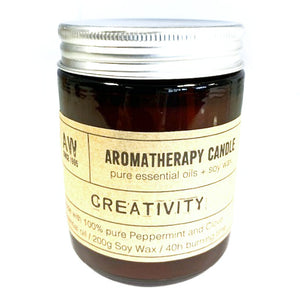 aromatherapy candle creativity