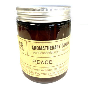 aromatherapy candle peace