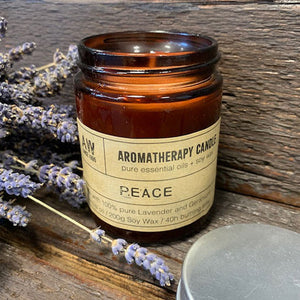 aromatherapy candle peace
