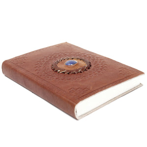 leather lapis notebook 7x5