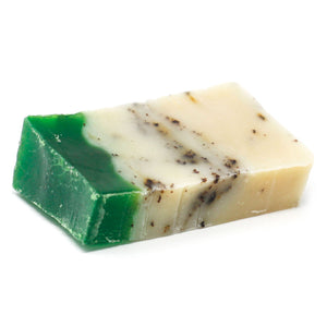 green tea olive oil soap slice approx 100g