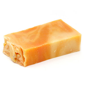orange olive oil soap slice approx 100g