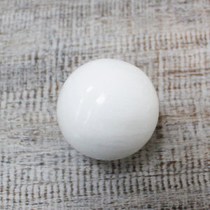 selenite sphere 5 6 cm