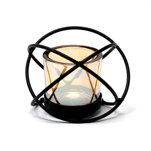 centrepiece iron votive candle holder 1 cup single ball