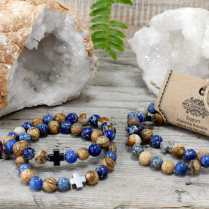 set-of-2-gemstones-friendship-bracelets-support-sodalite-picture-stone