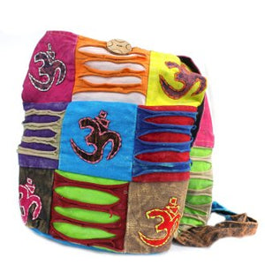 ethnic sling bag teal om