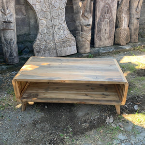 large coffee table recycled wood
