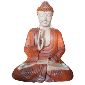 hand carved buddha statue 60cm teaching transmission