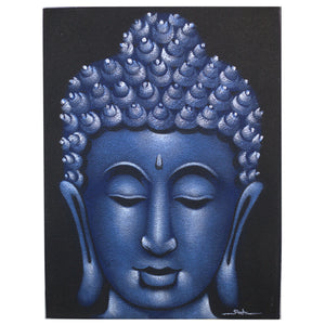 buddha-painting-blue-sand-finish