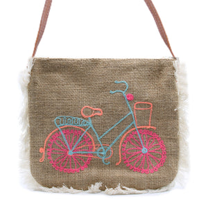 fab fringe bag bicycle embroidery