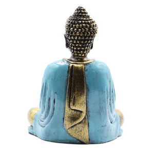 teal gold buddha medium