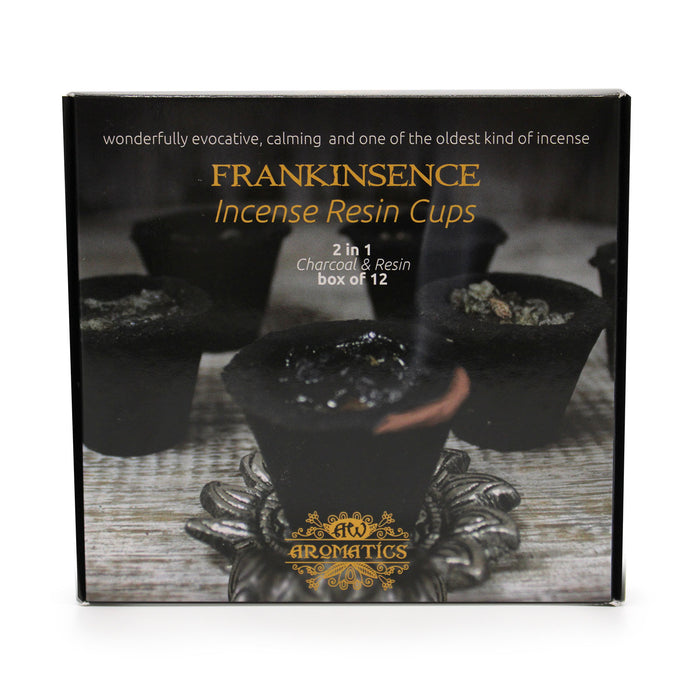 Box of 12 Resin Cups - Frankincense