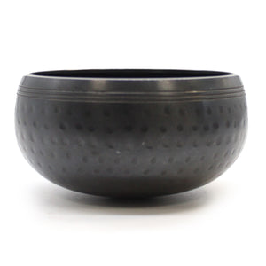 small black beaten bowl 14cm