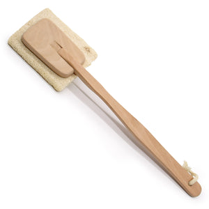 loofah long handle brush