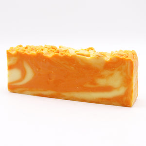 orange olive oil soap loaf