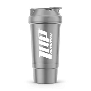 1Up Nutrition 1Up Shaker, Silver & White - 500 ml. - 1Up Nutrition