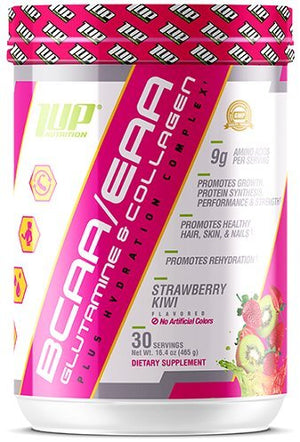 1Up Nutrition Her BCAA/EAA Glutamine & Collagen Plus Hydration Complex, Strawberry Kiwi - 465 grams - 1Up Nutrition