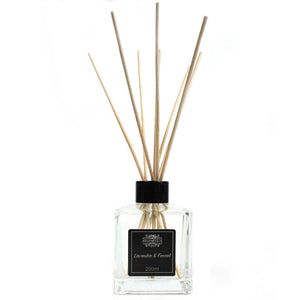 200ml Lavender & Fennel Essential Oil Reed Diffuser - RDEO