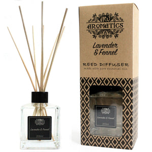 200ml Lavender & Fennel Essential Oil Reed Diffuser - RDEO